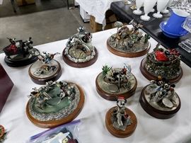 Chilmark / Hudson Creek limited edition Disney pewter figurines