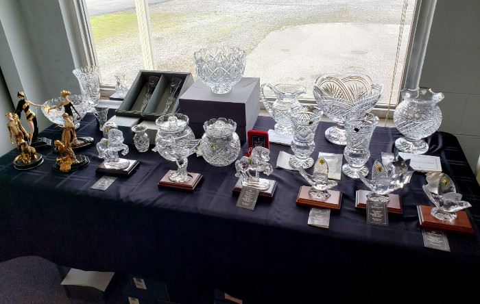Waterford Crystal, Erté figurines, Lalique, and more!