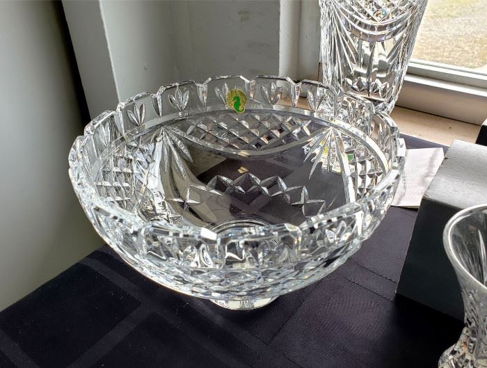 1996 Waterford Society "Penrose" bowl - signed by Roy Cunningham