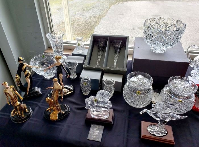 Waterford Crystal, Erté figurines, Lalique, and more!
