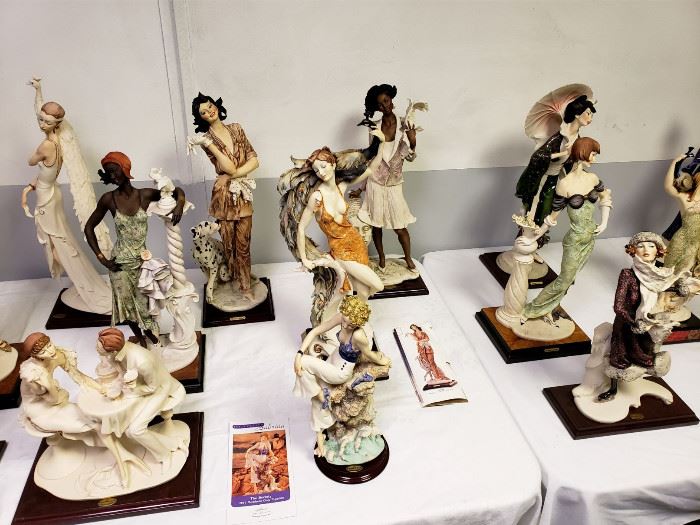 Massive collection of Giuseppe Armani figurines - many are limited edition (see the bottom half of the photo gallery for indiviual photos of the figurines)