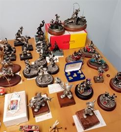 Chilmark / Hudson Creek limited edition Disney (mainly Mickey Mouse and friends) pewter figurines