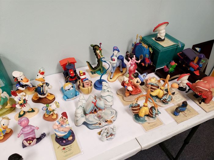 Huge collection of Walt Disney Classics Collection figurines - and many other Disney collectibles