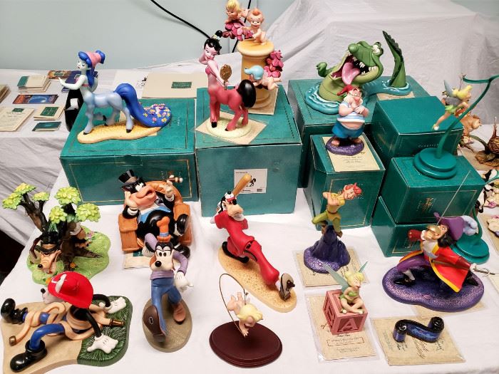 Huge collection of Walt Disney Classics Collection figurines - and many other Disney collectibles