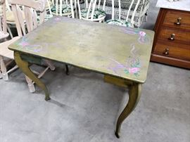 Vintage painted desk / table