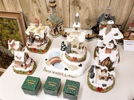 Davind Winter Christmas cottages