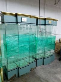 Walt Disney Classics Collection display cases - As Is - need work!