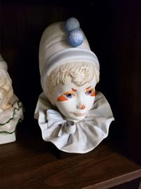 Cybis "Funny Face / Child Clown Head"