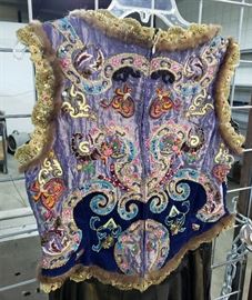 Stunning detail on the beaded / sequined top (back)