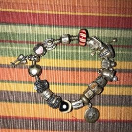 PANDORA BRACELETS AND CHARMS