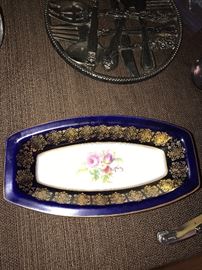 HAND PAINTED SERVING TRAY