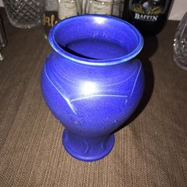 PEWABIC POTTERY BLUE VASE