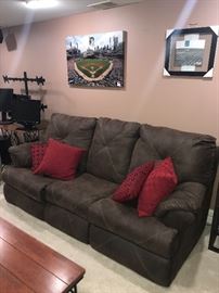 MICROFIBER SUEDE SOFA 