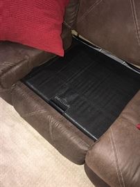 MICROFIBER SUEDE SLEEPER SOFA
