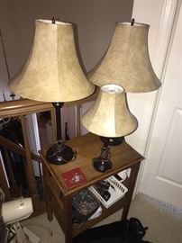 SMALL AND BIG TABLE LAMPS