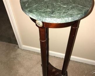VINTAGE MARBLE TOP SIDE TABLE