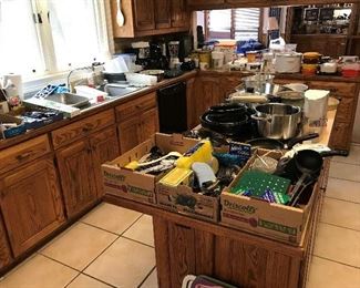 Kitchen Gadgets, Pans, etc.