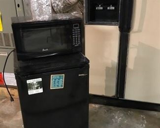 Microwave Oven, Mini Fridge.  Garage Refrigerator