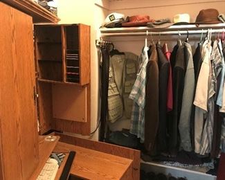 Clothing, Sauder Desk unit for computer, electronics, etc.