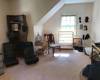 3 X Rocker Game chairs, misc chairs tables, etc. 