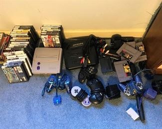 Genesis, Super Nintendo, controllers, etc.
