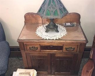 ANTIQUE EASTLAKE SMALL SIDEBOARD