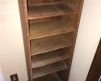 ANTIQUE OPEN BOOKCASE