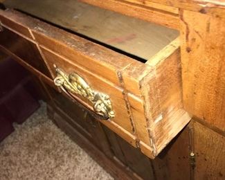 ANTIQUE EASTLAKE SMALL SIDEBOARD