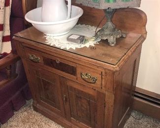 ANTIQUE EASTLAKE SMALL SIDEBOARD