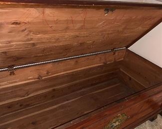 ANTIQUE CEDAR CHEST
