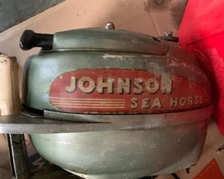 VINTAGE JOHNSON SEA HORSE OUTBOARD BOAT MOTOR