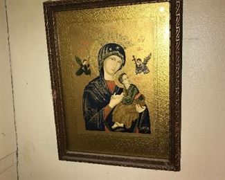 RELIGIOUS FRAMED PICTURE