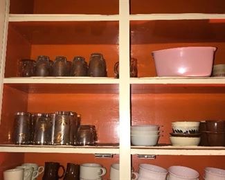 HALL POTTERY, HALL MUGS, KITCHENWARE