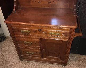 ANTIQUE EASTLAKE SIDEBOARD