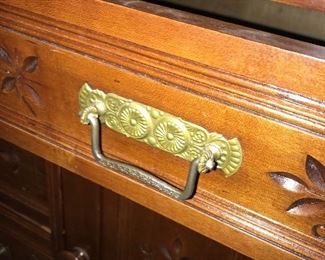 ANTIQUE EASTLAKE SIDEBOARD