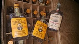 Antique bottles.  Historical Prohibition Era Bottles and Equipment found.