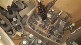 Antique bottles.  Historical Prohibition Era Bottles and Equipment found.