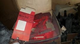 Antique bottles.  Historical Prohibition Era Bottles and Equipment found.