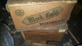 Antique bottles.  Historical Prohibition Era Bottles and Equipment found.