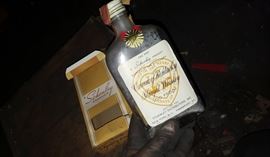 Antique bottles.  Historical Prohibition Era Bottles and Equipment found.