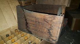 Antique bottles.  Historical Prohibition Era Bottles and Equipment found.