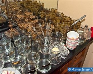 TABLES FULL of Ceramics and Glassware