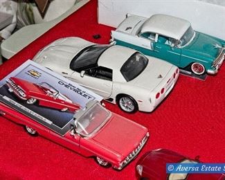TABLES of Vintage Collector Cars