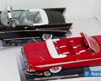 TABLES of Vintage Collector Cars