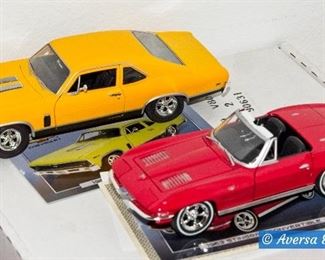 TABLES of Vintage Collector Cars
