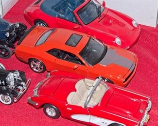 TABLES of Vintage Collector Cars