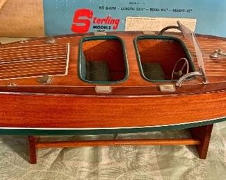 LARGE - ALL Wood - Chris Craft Boat Model