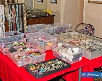 TABLE FULL of Jewelry