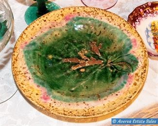 Etruscan majolica plate