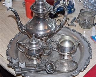 Silver Plate Tea Set